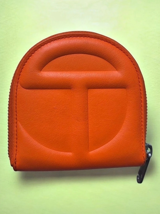 Telfar Handbags - Telfar Compact Zip Wallet Zip Wallet in Orange Like New